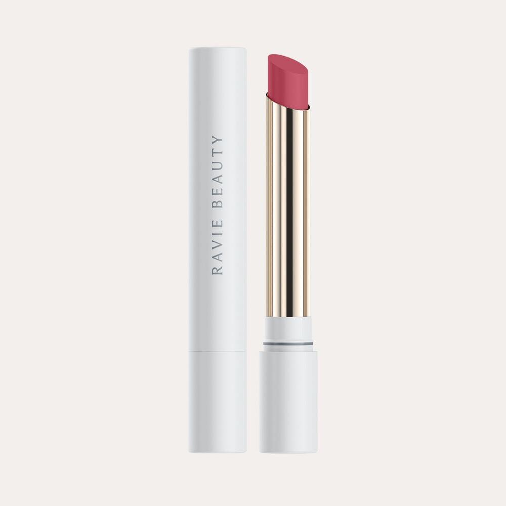 Ravie Beauty Effortless Lips Peony Petal Pink 3 In 1 Balm Gloss Lipstick NEW